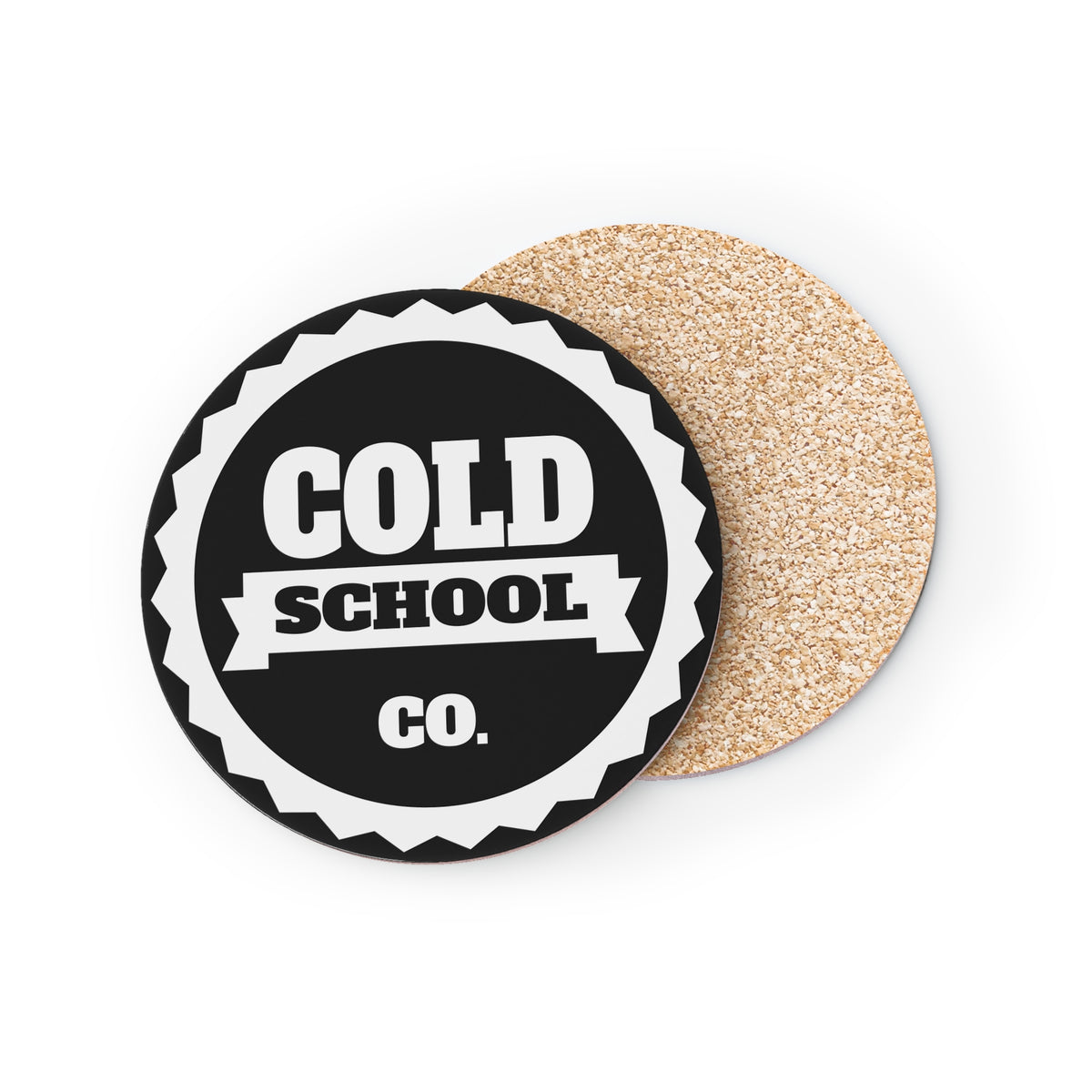 Cork-Backed Coasters | Black
