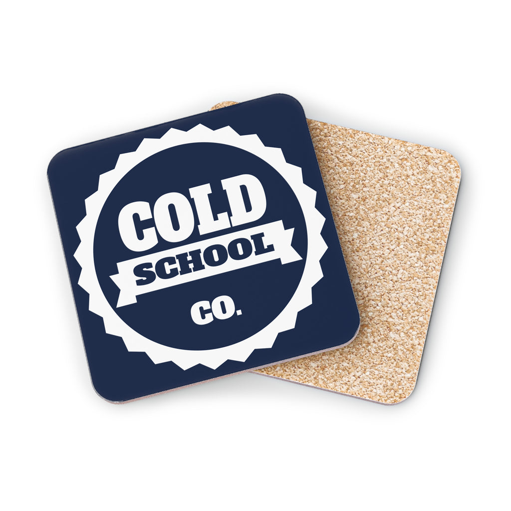 Cork-Backed Coasters | Navy