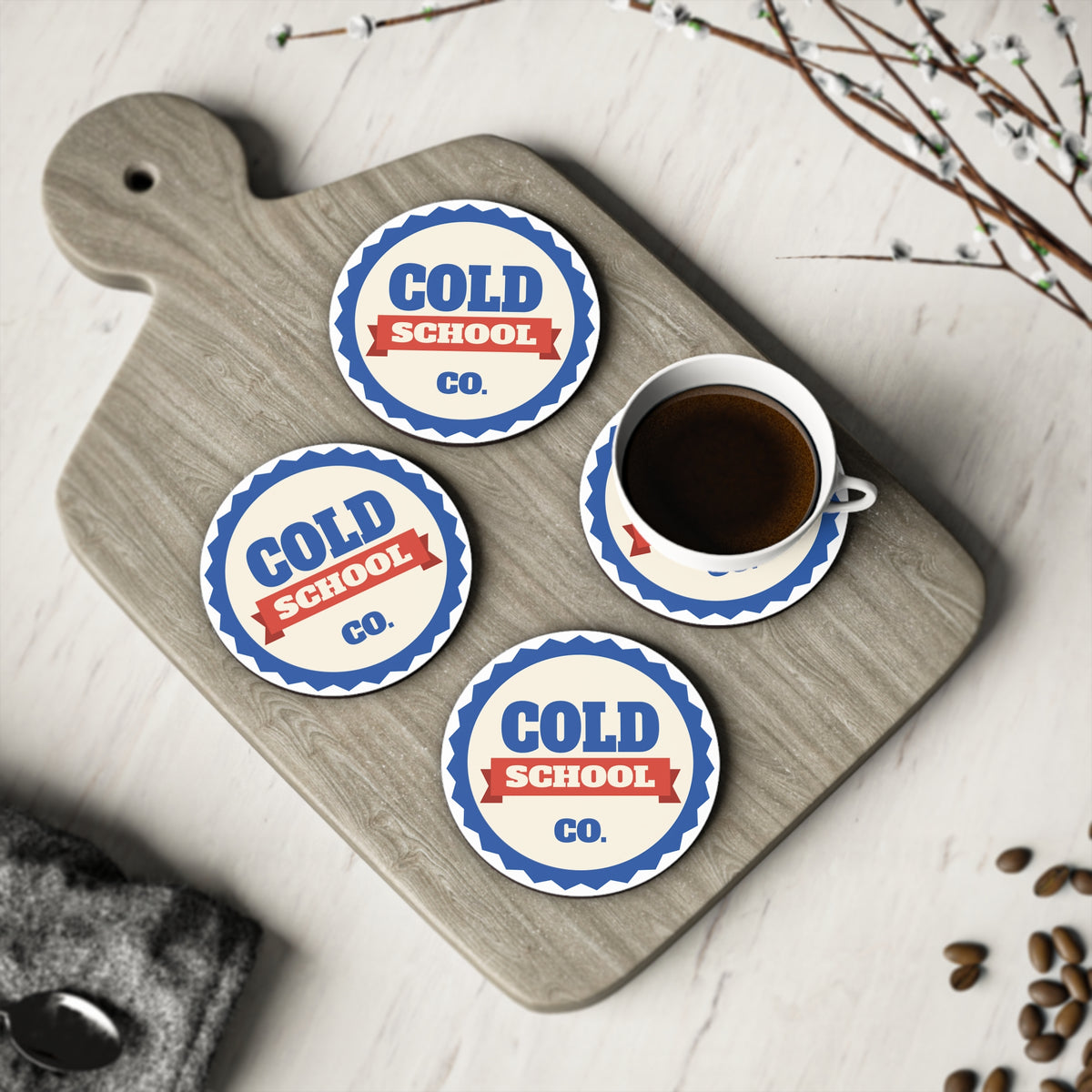 Cork-Backed Coasters