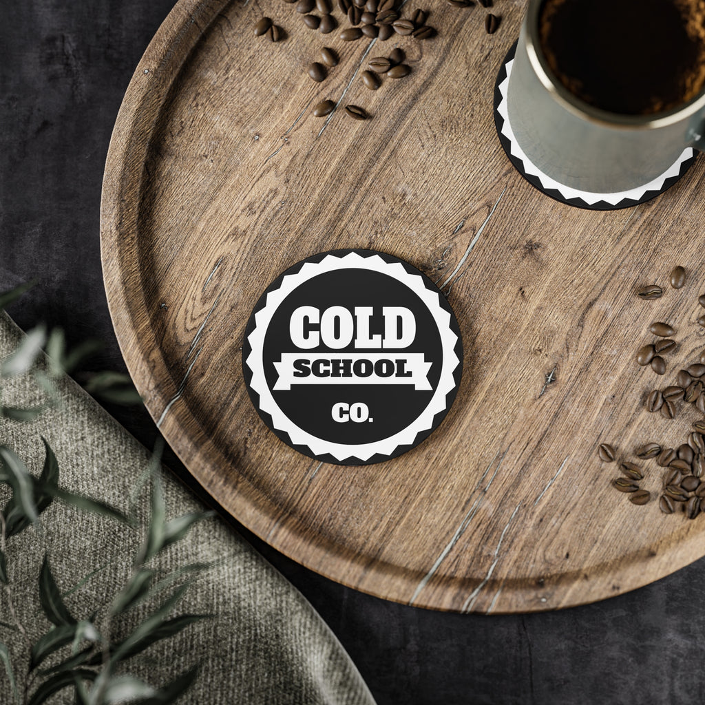 Cork-Backed Coasters | Black