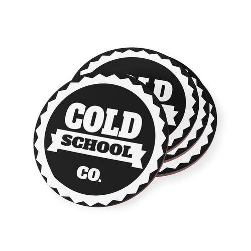 Cork-Backed Coasters | Black