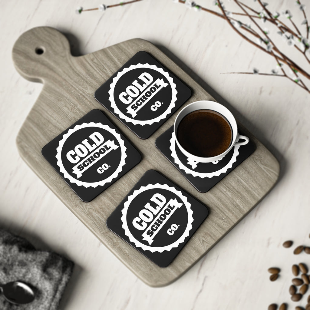 Cork-Backed Coasters | Black