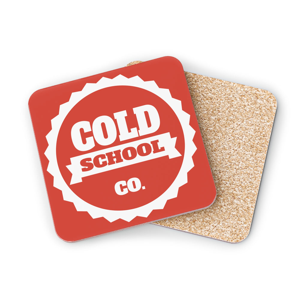 Cork-Backed Coasters | Red