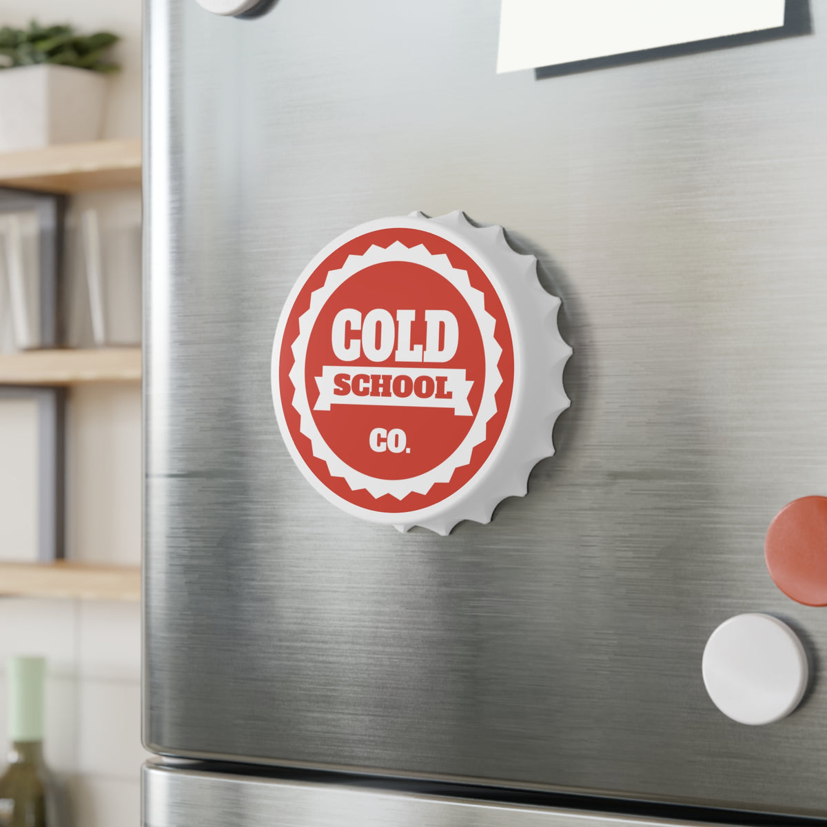 Magnetic Bottle Cap Opener | Red