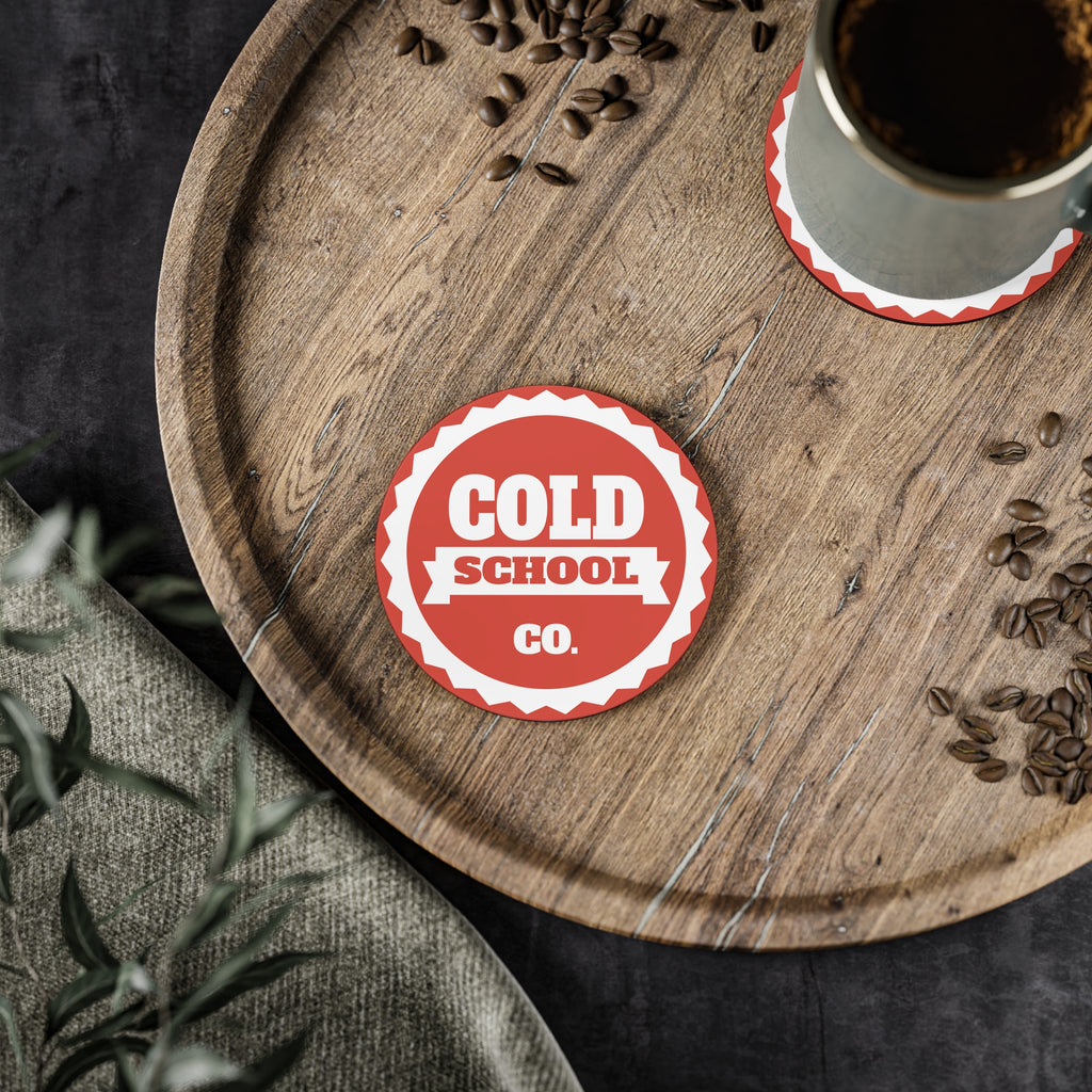 Cork-Backed Coasters | Red
