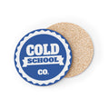 Cork-Backed Coasters | Cobalt